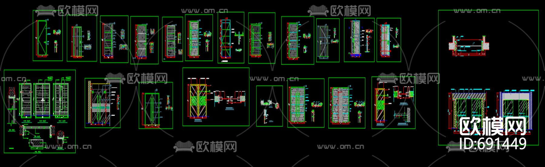 门大样图集下载