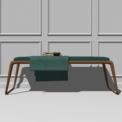  现代金属皮革脚踏su模型 