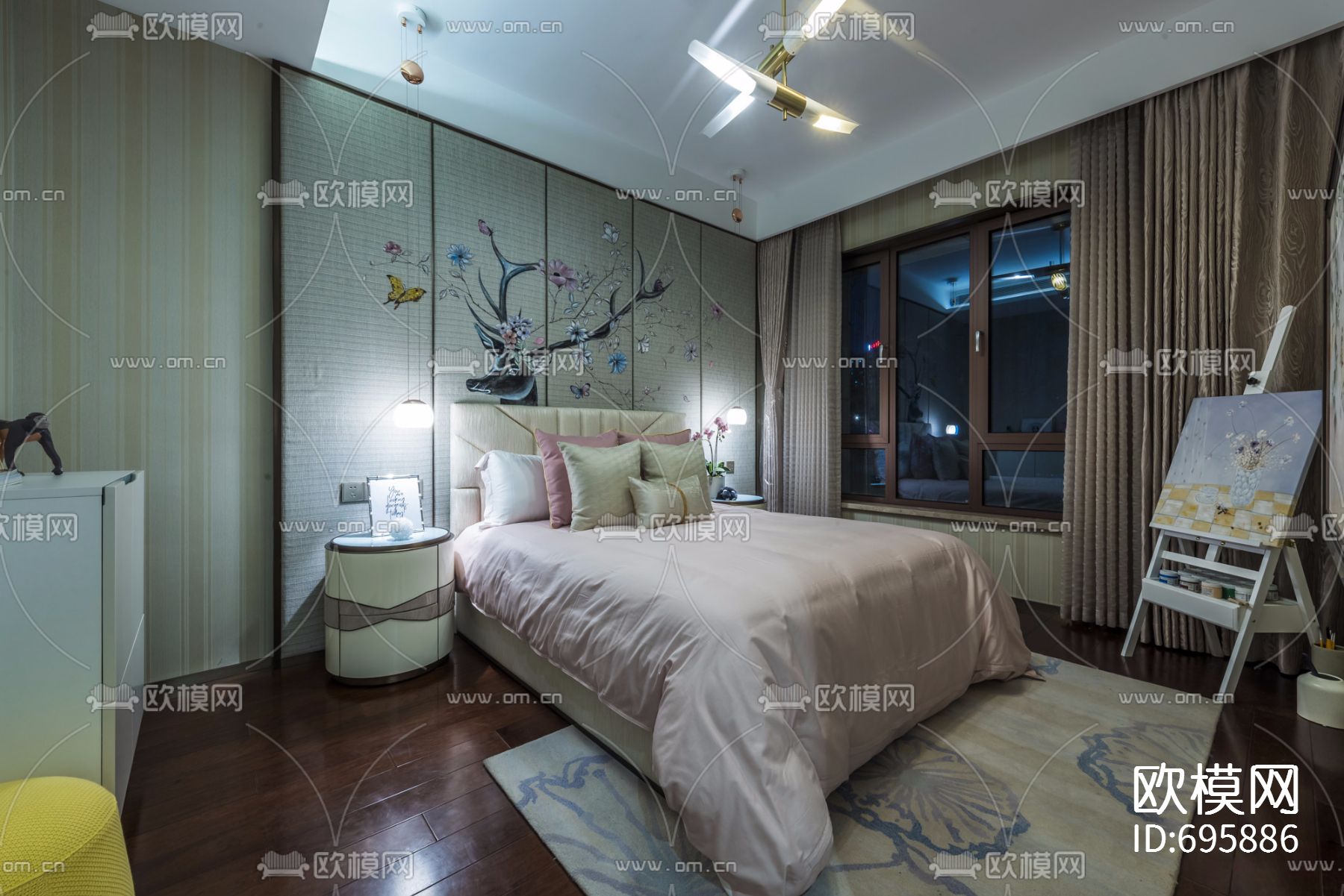 【达观设计 凌子达】上海珠江铂世·外滩界160户型下载（渲染图19）