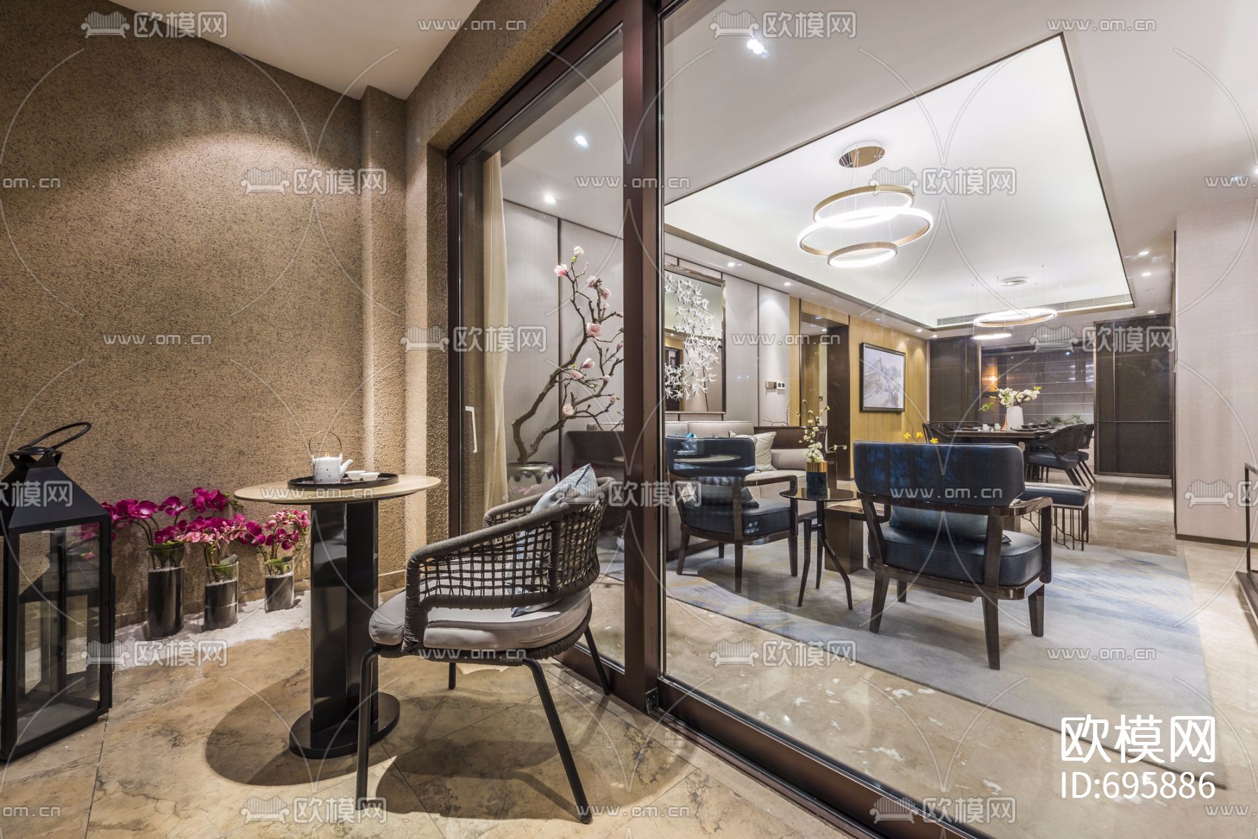 【达观设计 凌子达】上海珠江铂世·外滩界160户型下载（渲染图31）