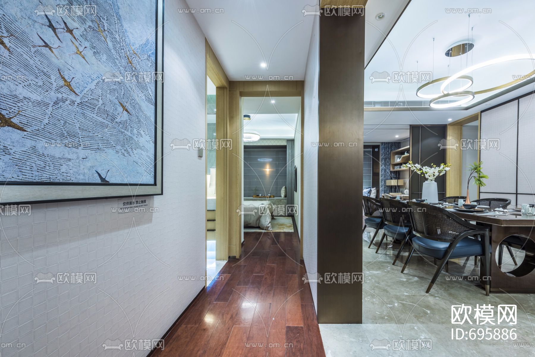 【达观设计 凌子达】上海珠江铂世·外滩界160户型下载（渲染图30）