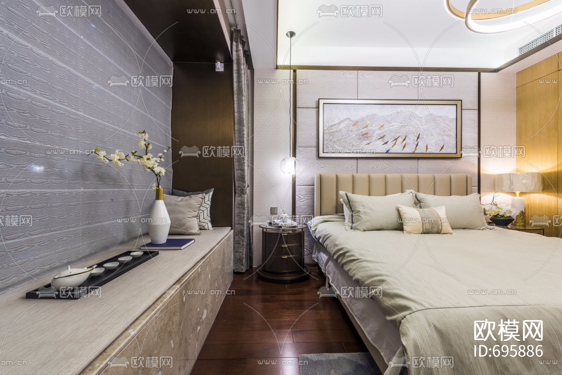 【达观设计 凌子达】上海珠江铂世·外滩界160户型下载（渲染图20）