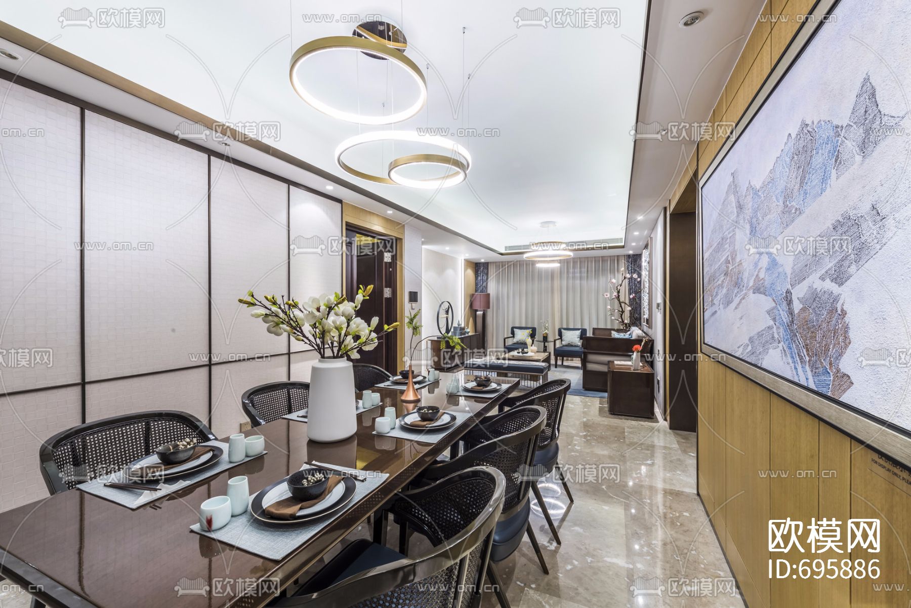 【达观设计 凌子达】上海珠江铂世·外滩界160户型下载（渲染图26）