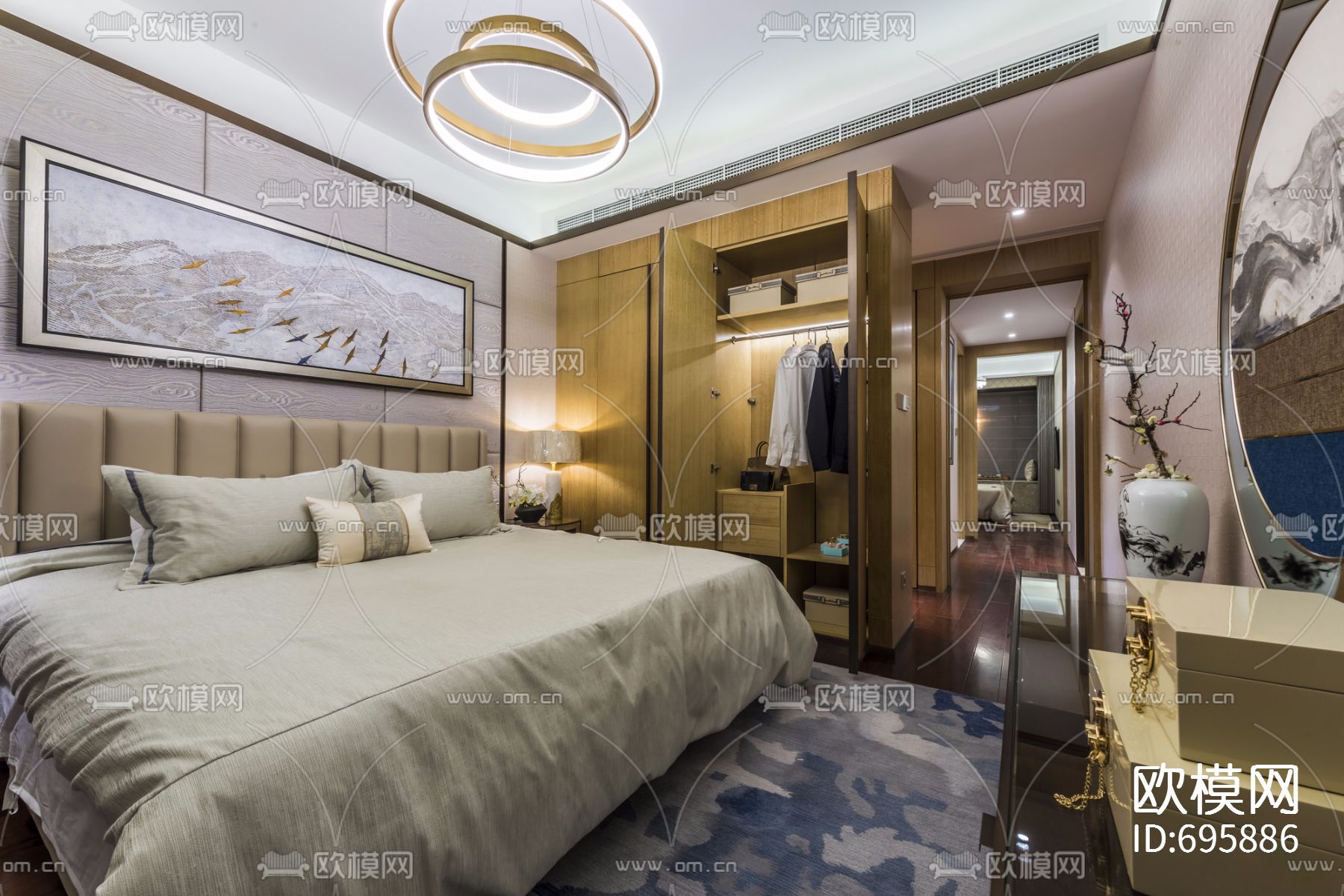 【达观设计 凌子达】上海珠江铂世·外滩界160户型下载（渲染图16）