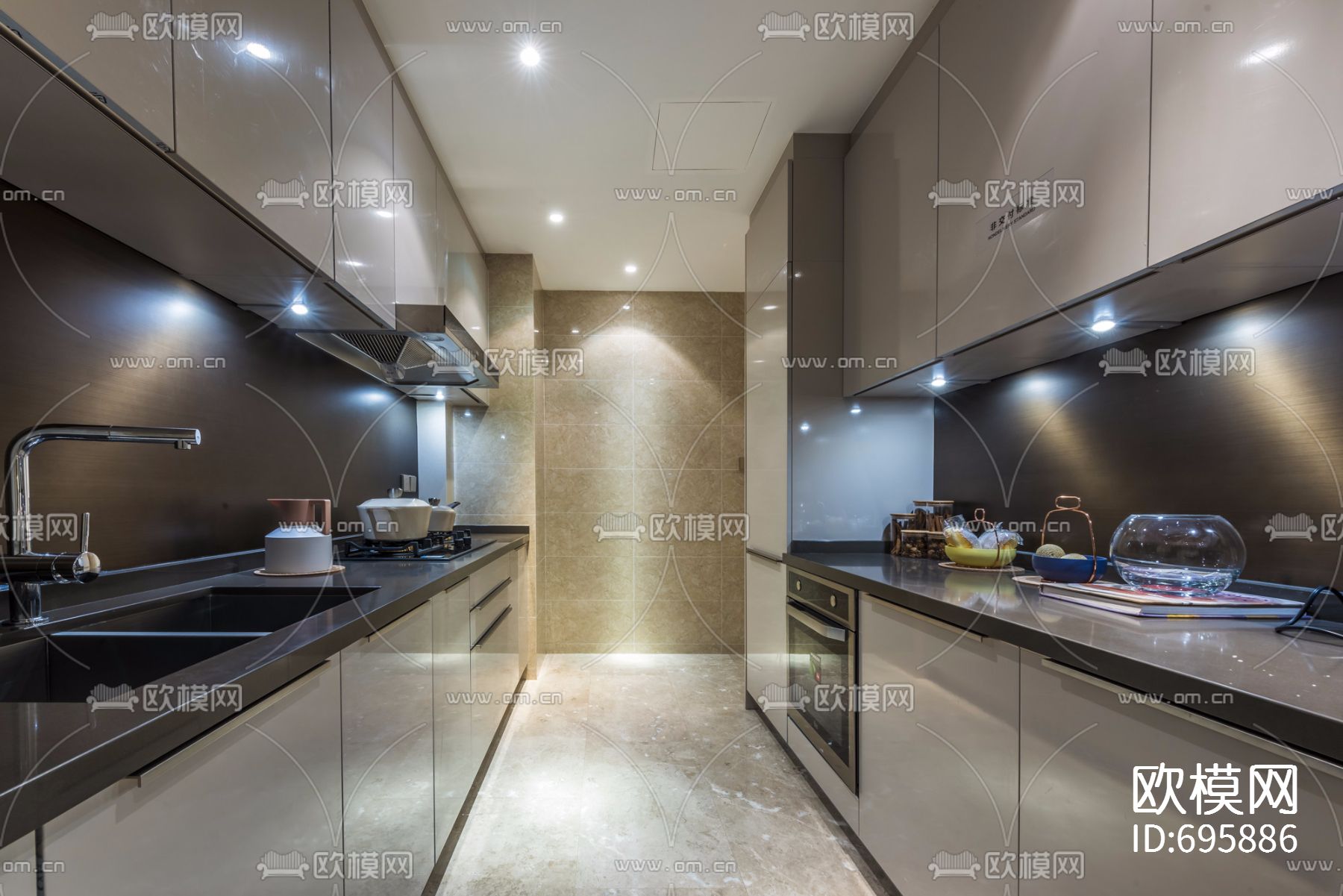 【达观设计 凌子达】上海珠江铂世·外滩界160户型下载（渲染图7）