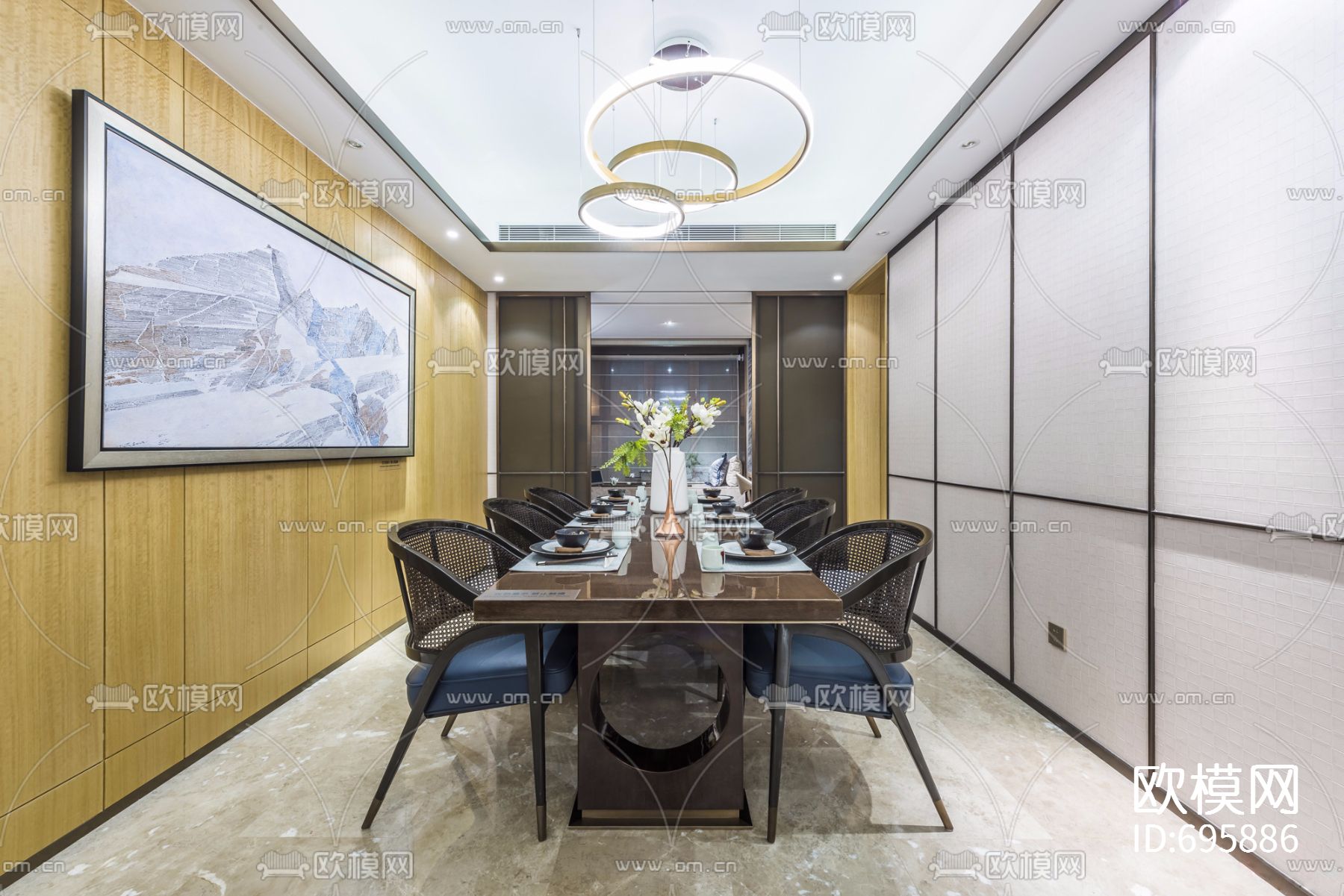 【达观设计 凌子达】上海珠江铂世·外滩界160户型下载（渲染图22）