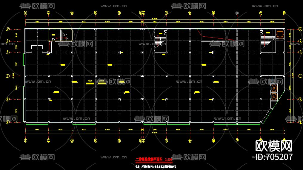 大酒店全套cad施工图下载（渲染图4）