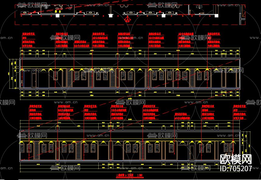大酒店全套cad施工图下载（渲染图3）