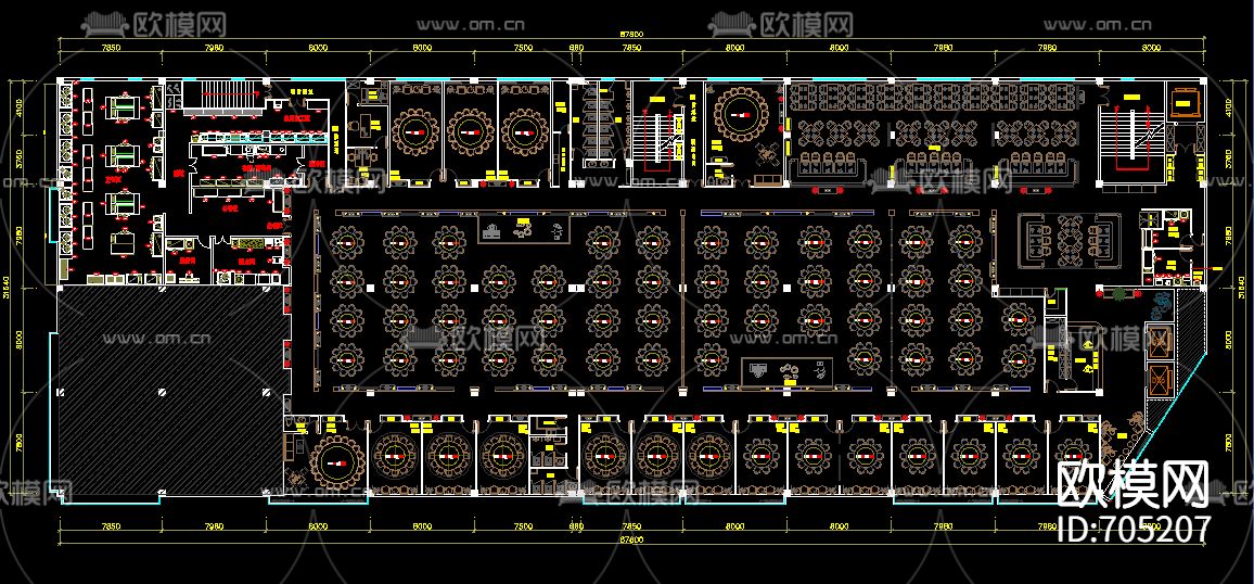 大酒店全套cad施工图下载（渲染图6）
