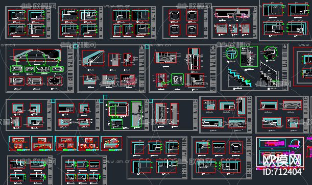 欧式大样节点图下载（渲染图2）