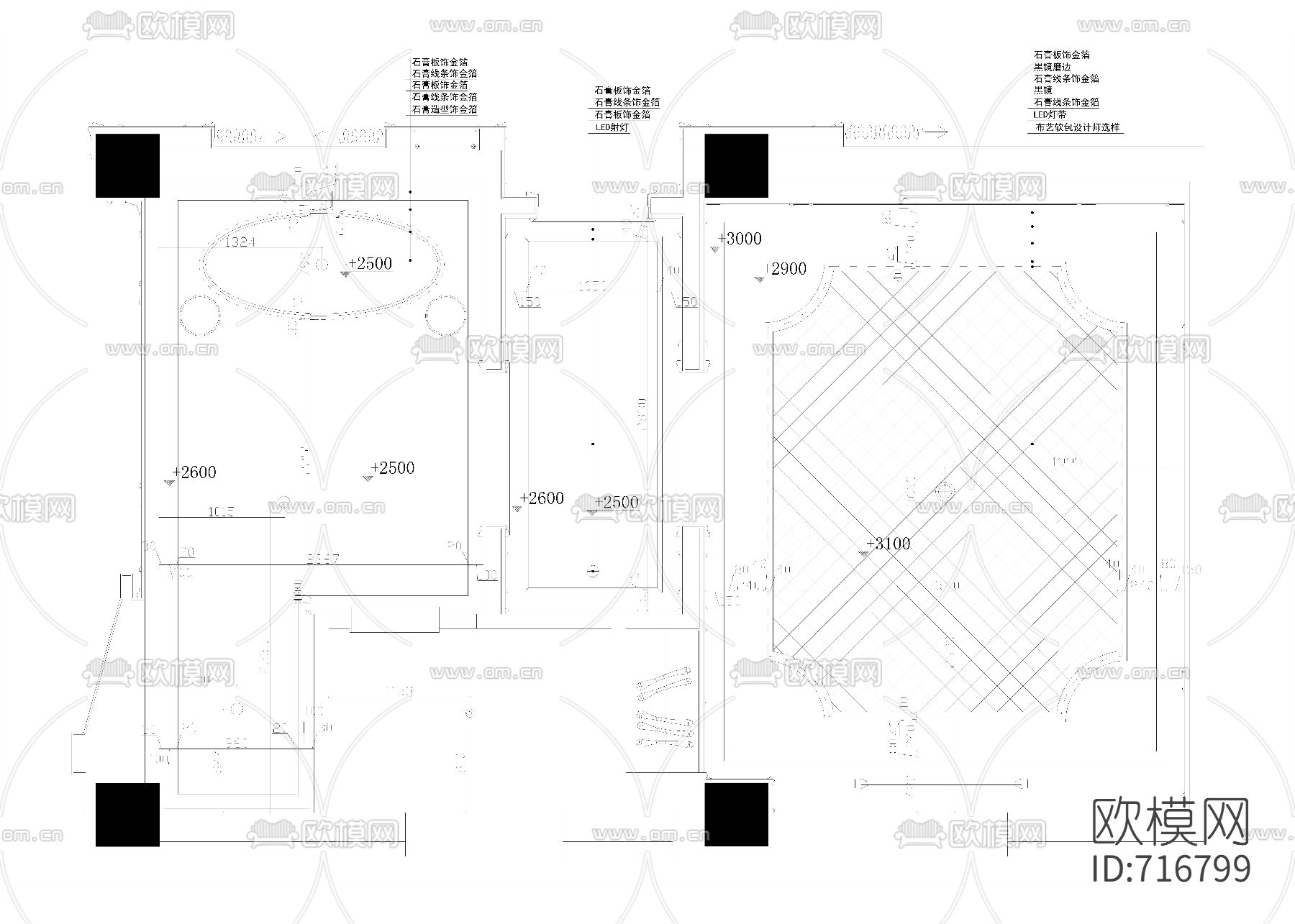 皇马浴都酒店CAD施工图下载（渲染图2）