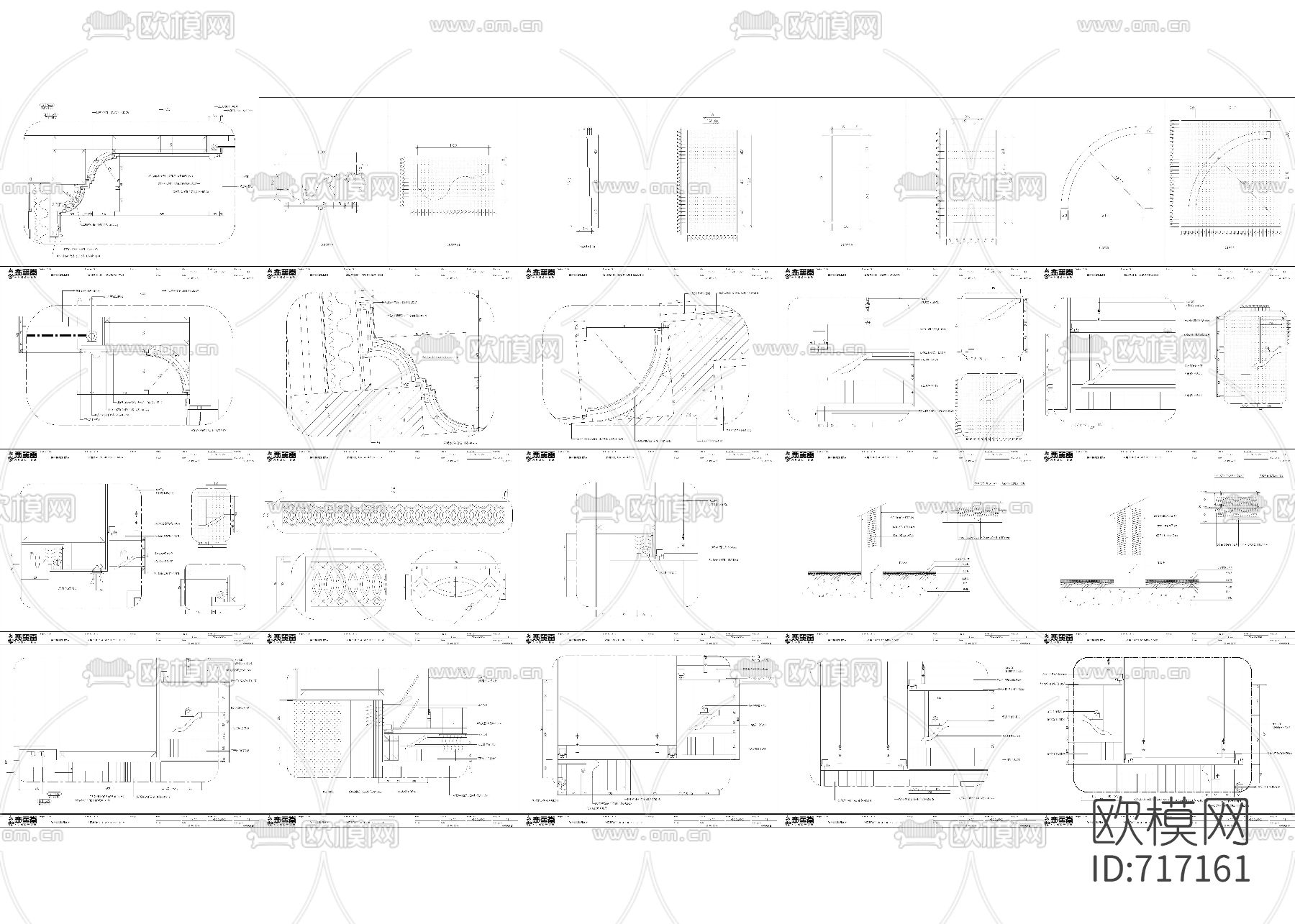 酒店客房CAD施工图下载（渲染图1）