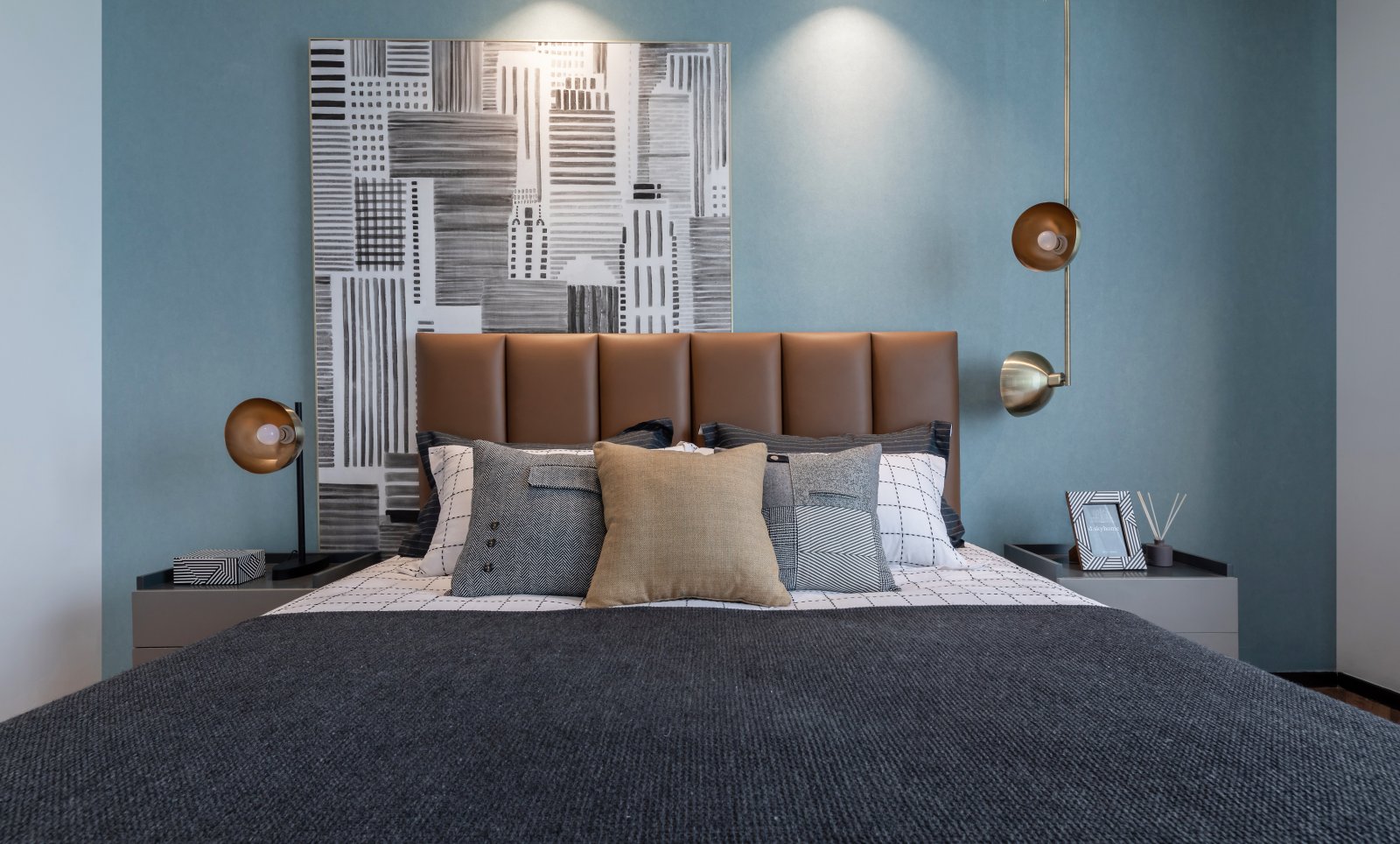 阅界新城点线面勾勒建筑空间几何之美欧模网