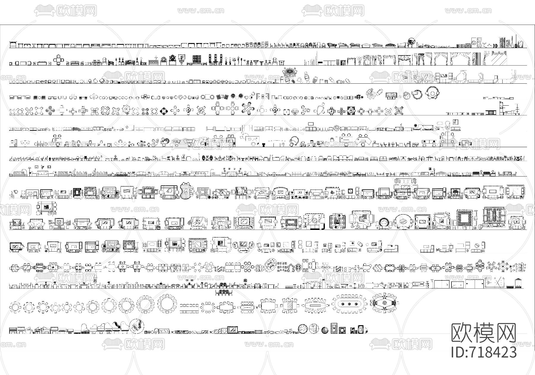 超级家装平面CAD图库下载（渲染图2）
