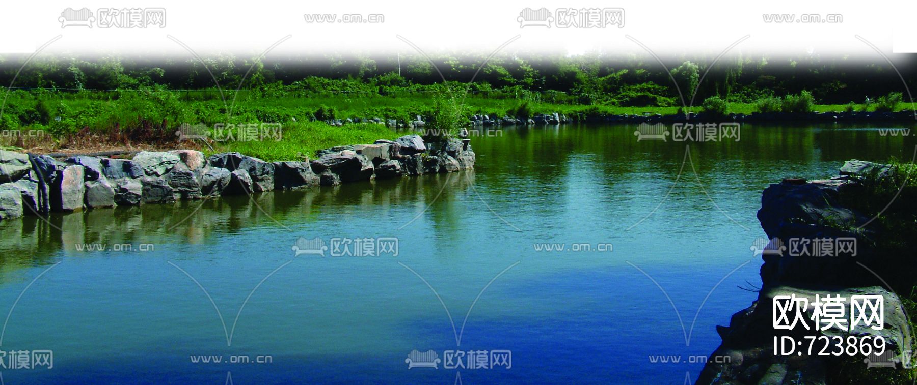 psd园林景观素材下载（渲染图9）