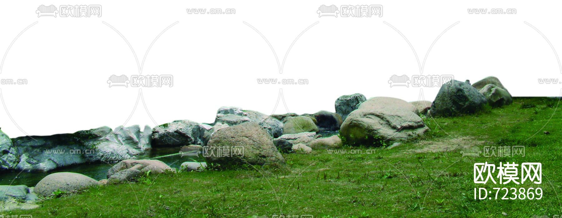 psd园林景观素材下载（渲染图3）