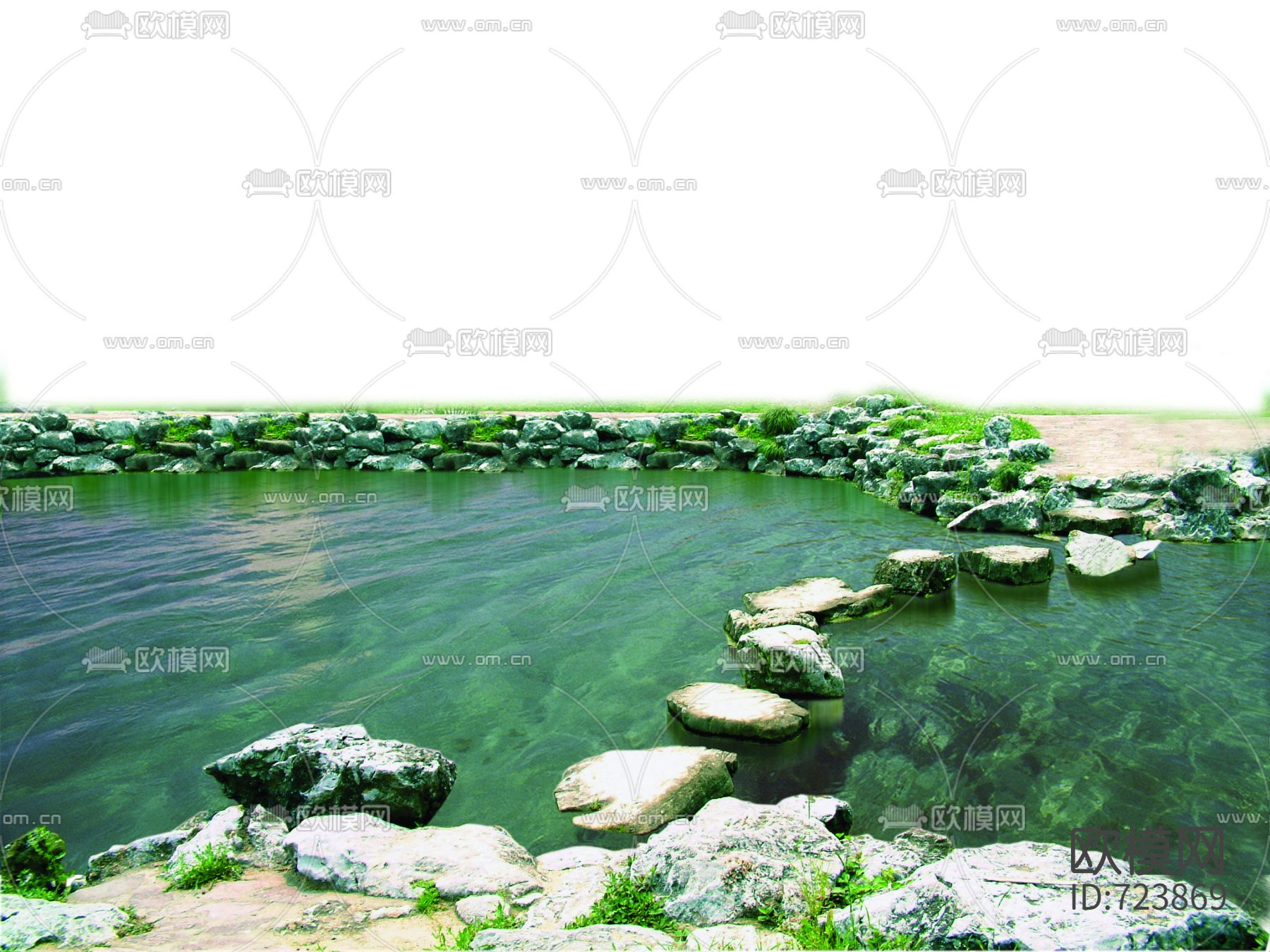 psd园林景观素材下载（渲染图5）