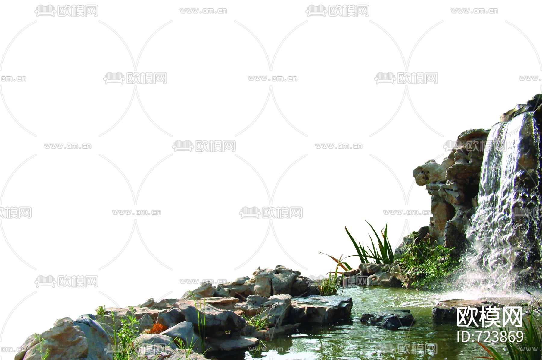 psd园林景观素材下载（渲染图2）