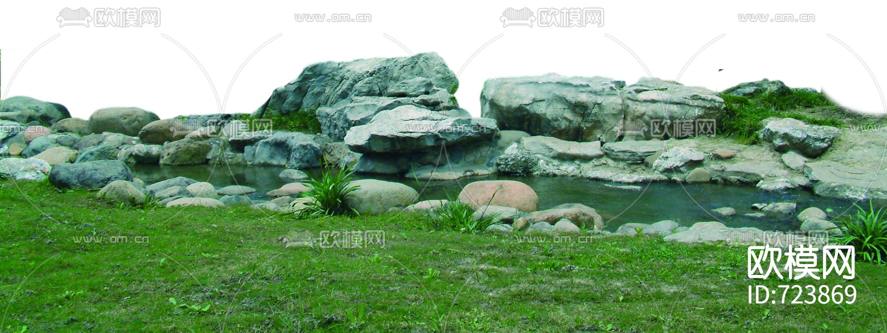 psd园林景观素材下载（渲染图7）