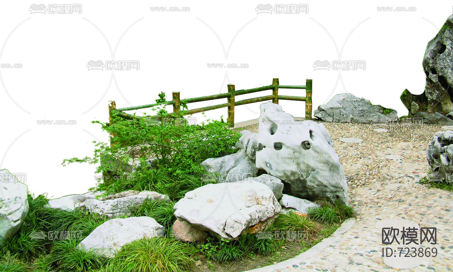 psd园林景观素材下载（渲染图1）