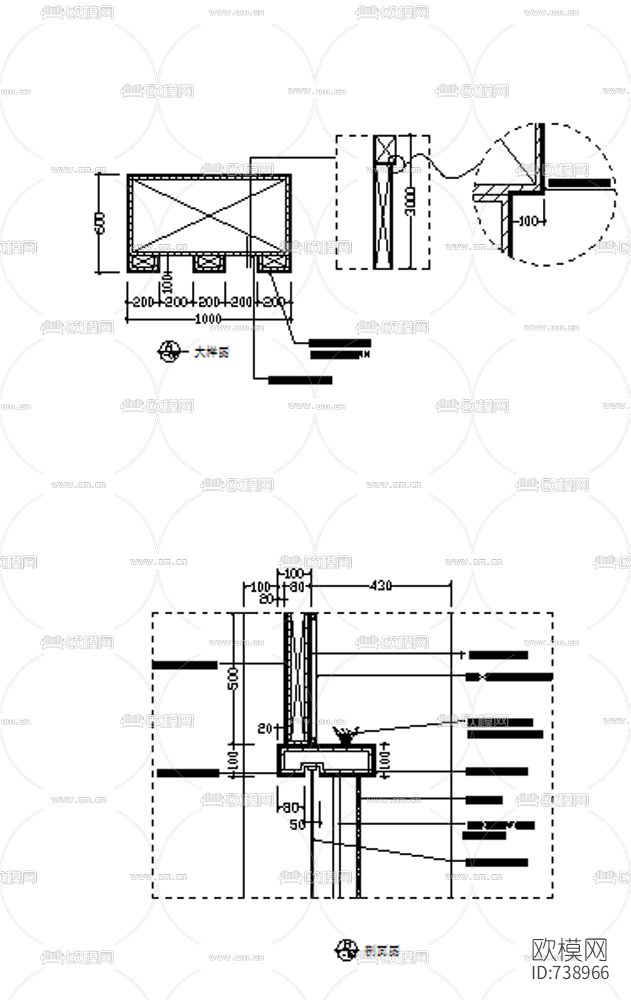 红木家具展厅辽宁盘锦店CAD施工图