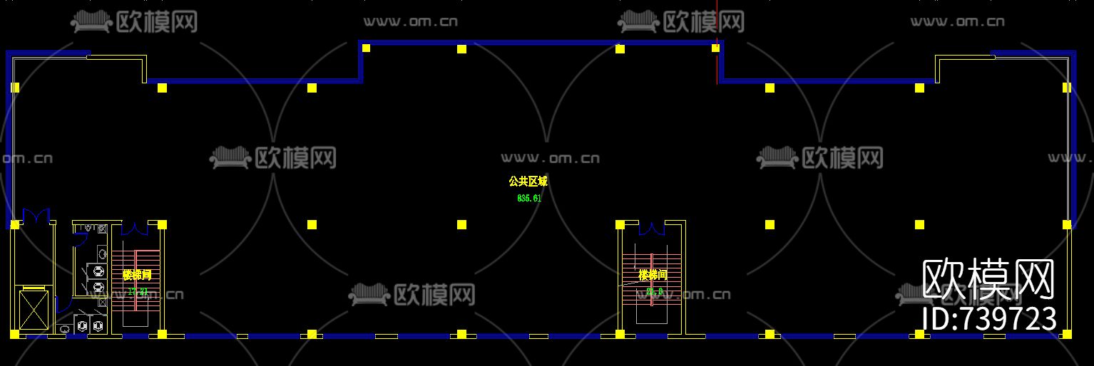 电子厂平立面CAD施工图