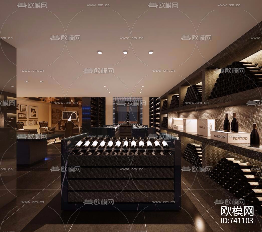 奥旭酒庄CAD施工图+效果图