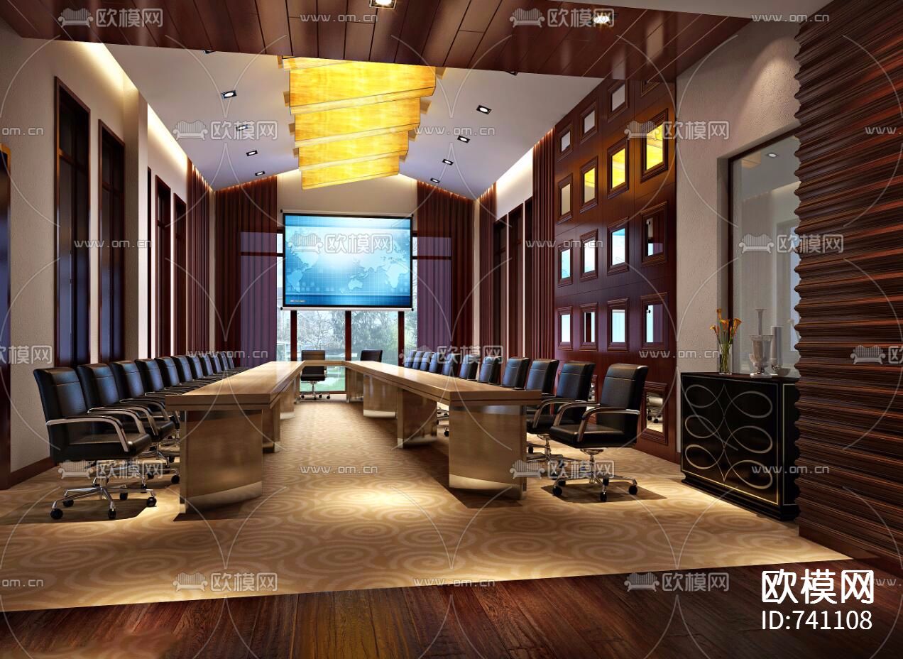 丁家山会所施工图+效果图下载（渲染图5）