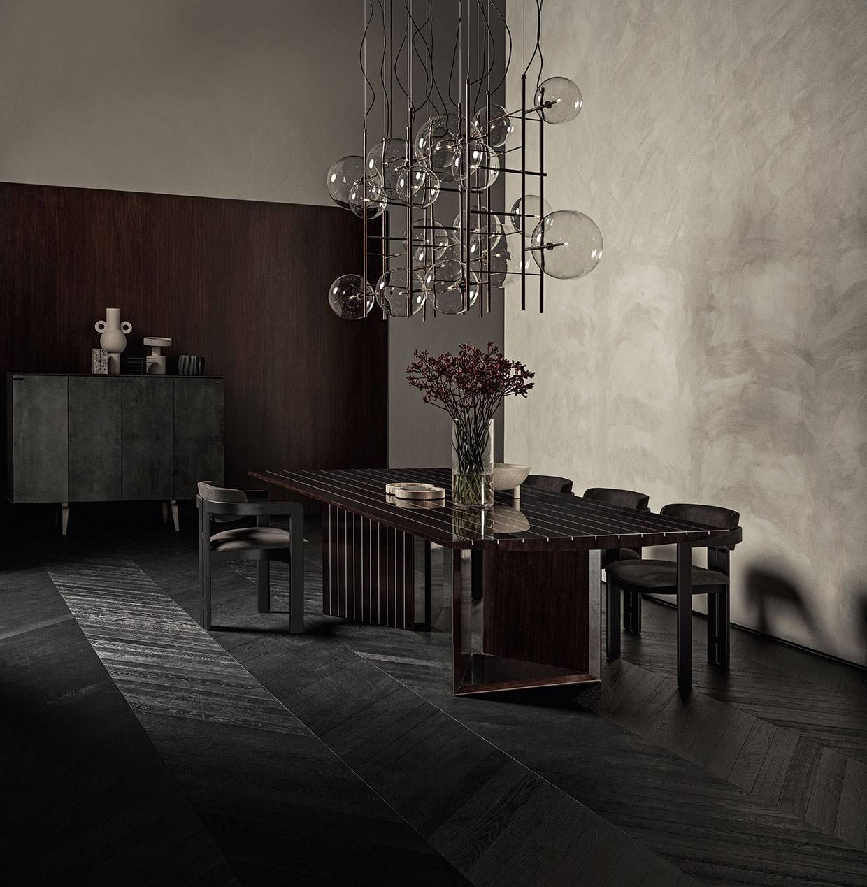 意大利Gallotti＆Radice品牌 现代实木餐桌椅