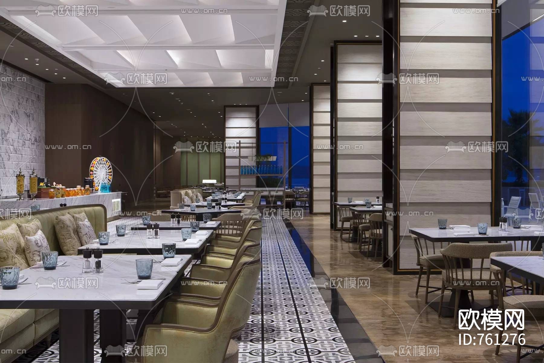 惠州小径湾艾酒店全套CAD施工图（附效果图）