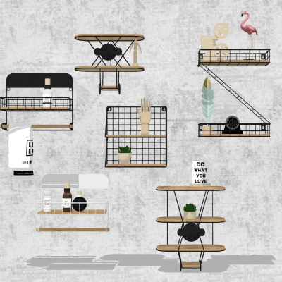  现代简约壁柜su模型 