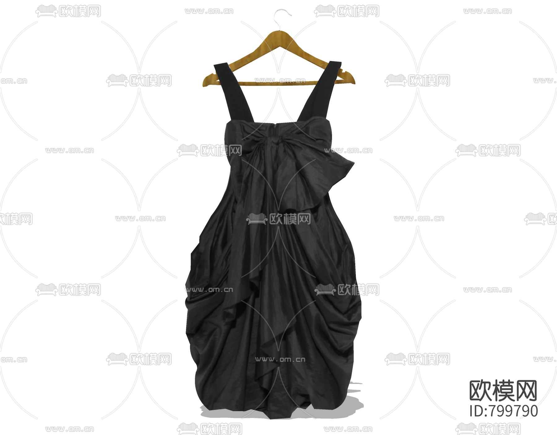 现代服饰免费su模型下载