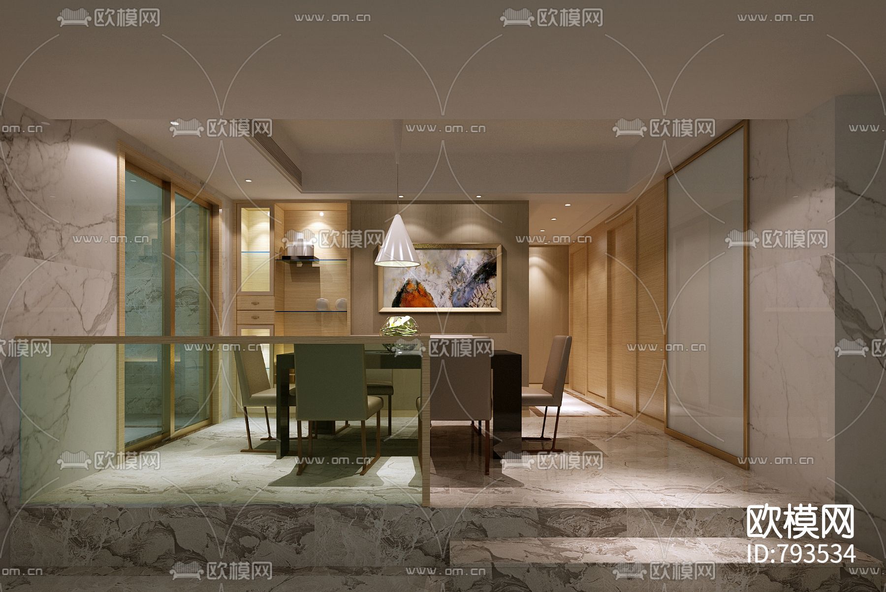 现代风格住宅cad施工图