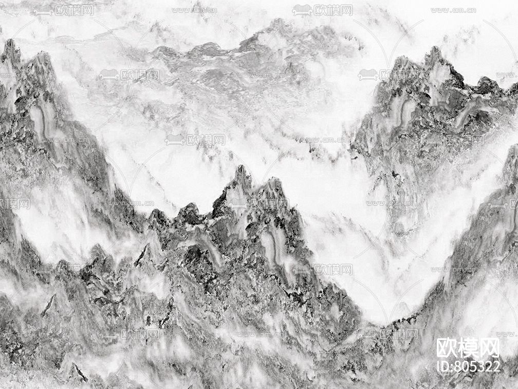 中式背景墙石材下载