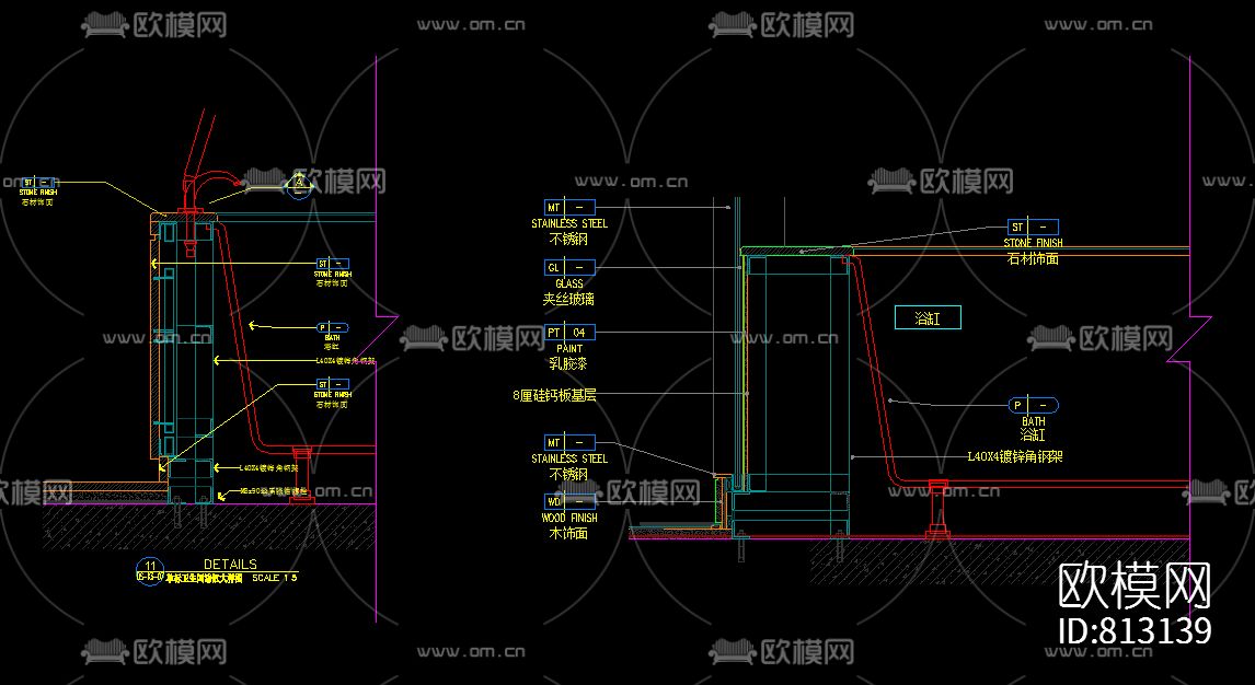 常规CAD节点图大全下载（渲染图3）