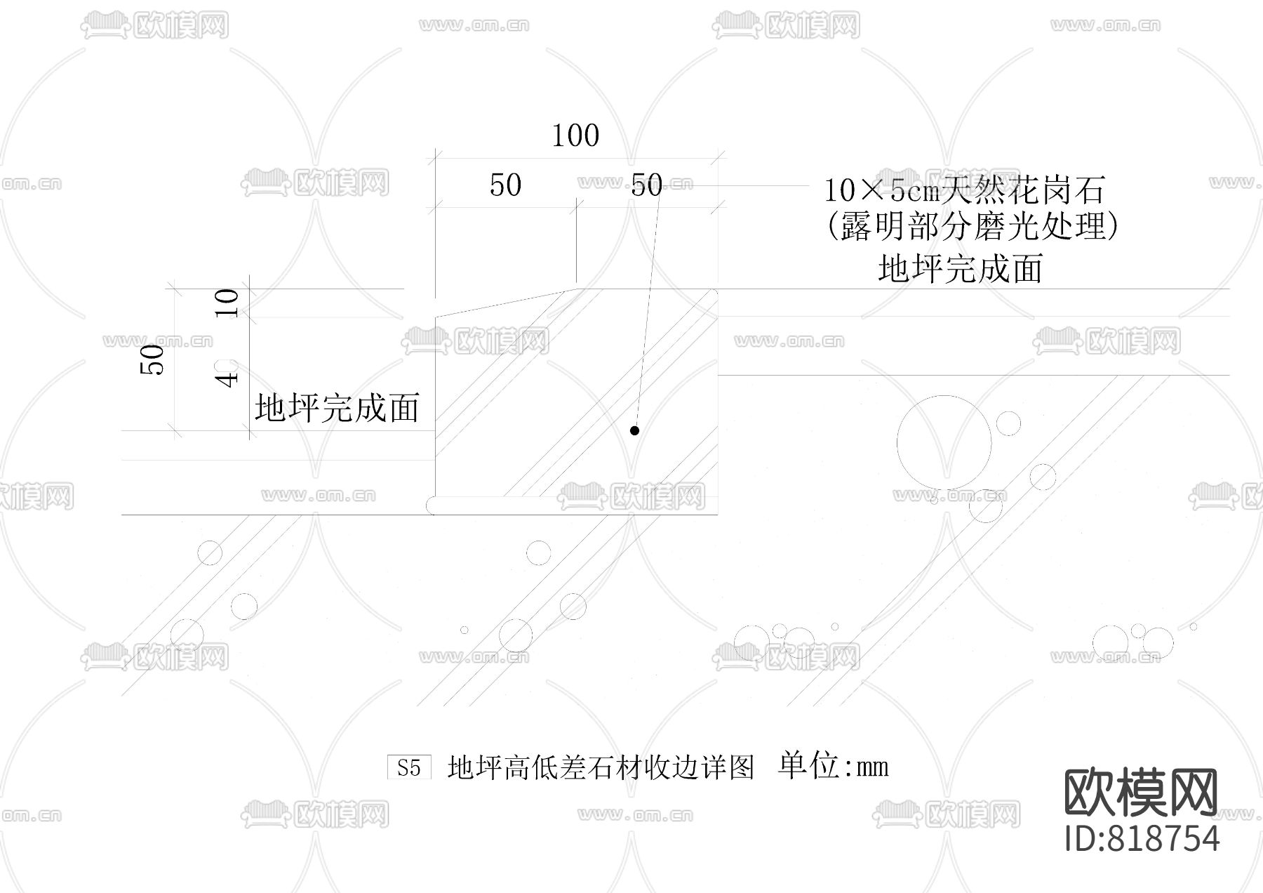 地面常用做法CAD施工图下载（渲染图2）