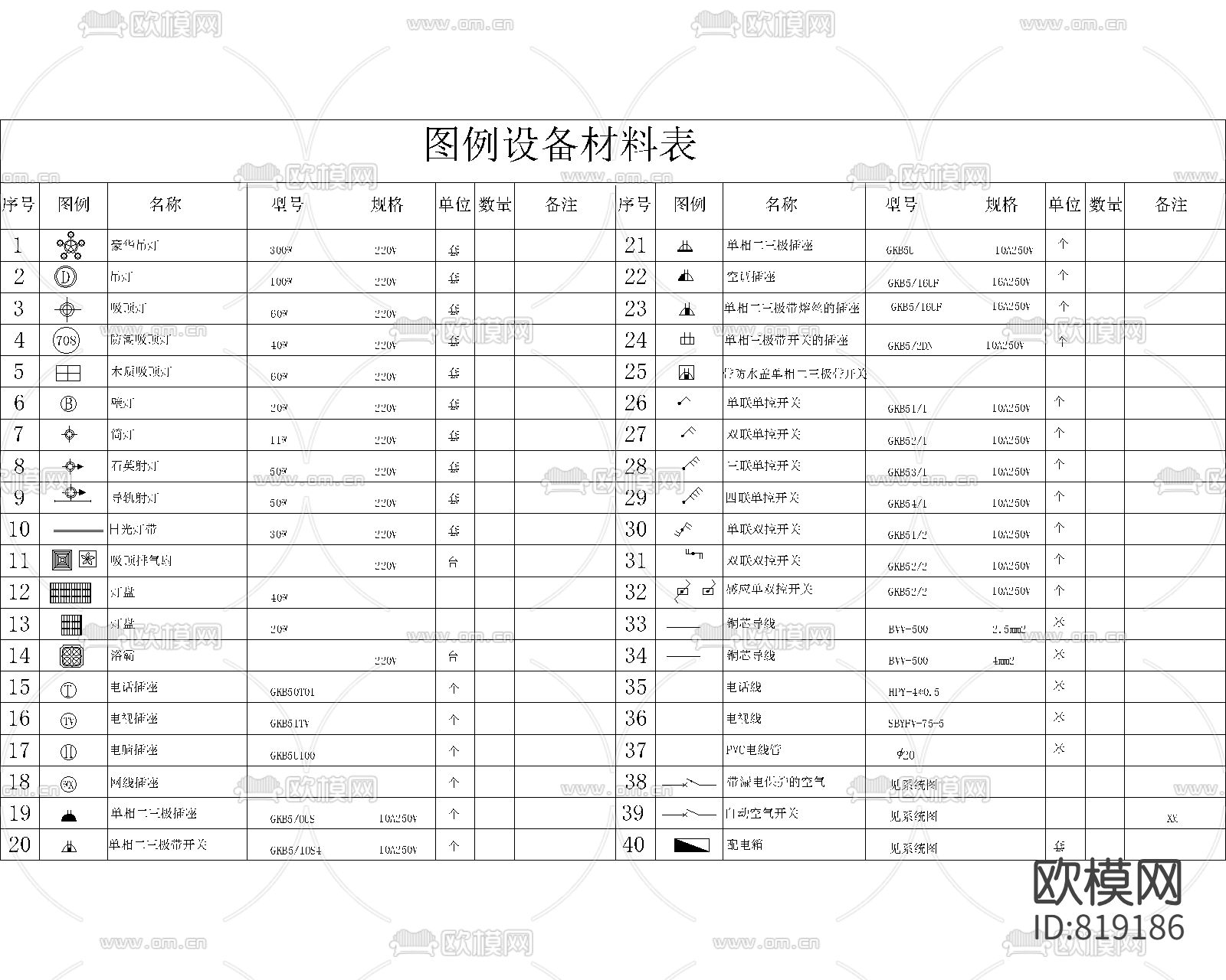 经典平立面CAD图库下载（渲染图3）
