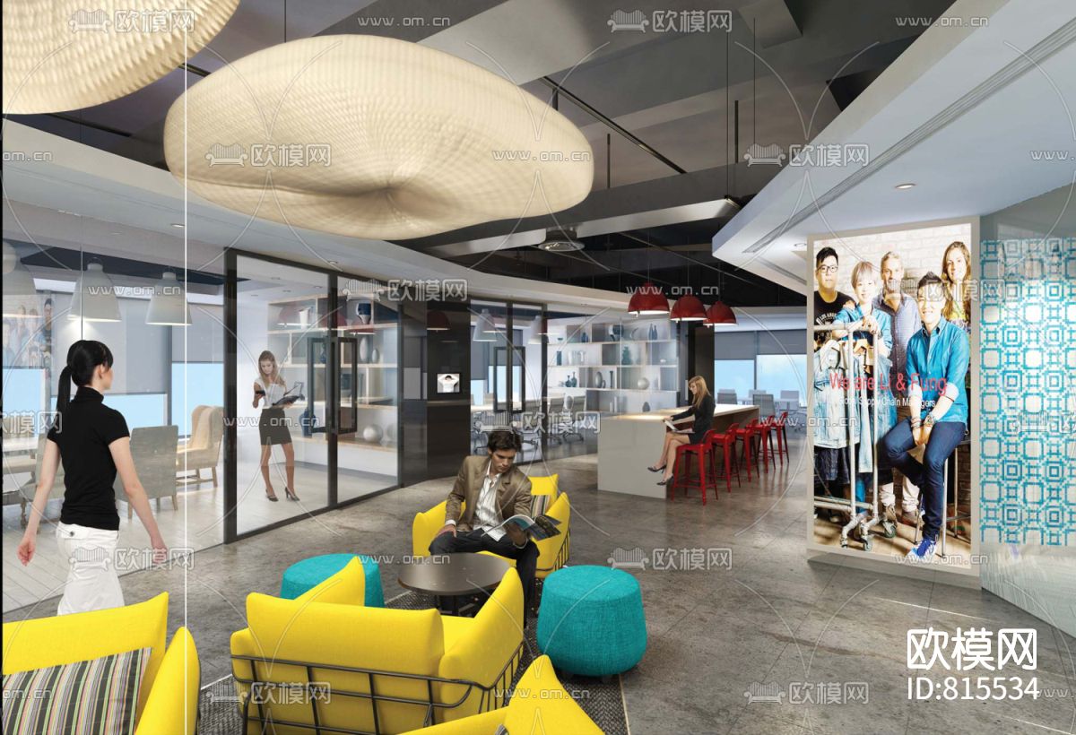 利丰广场时尚办公室下载（渲染图7）