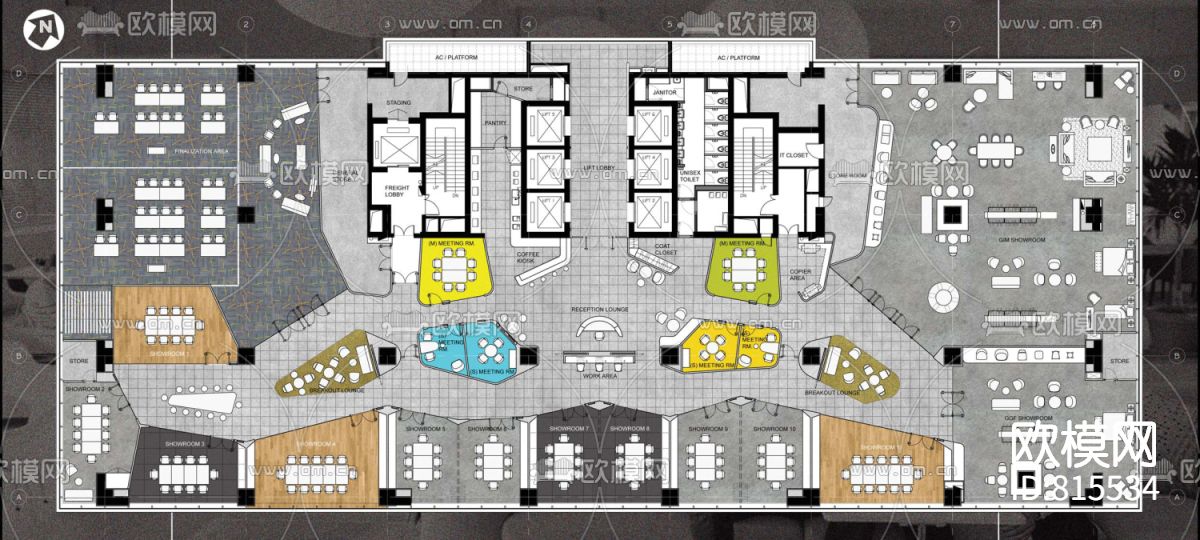 利丰广场时尚办公室下载（渲染图2）