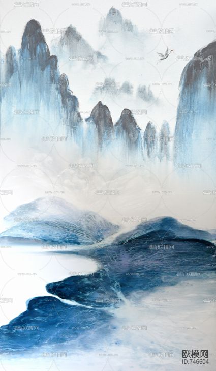 新中式水墨装饰画