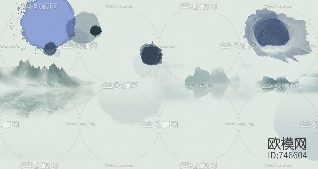 新中式水墨装饰画