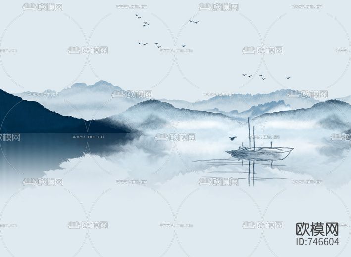 新中式水墨装饰画