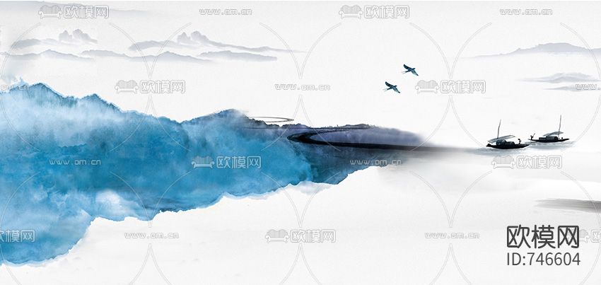 新中式水墨装饰画