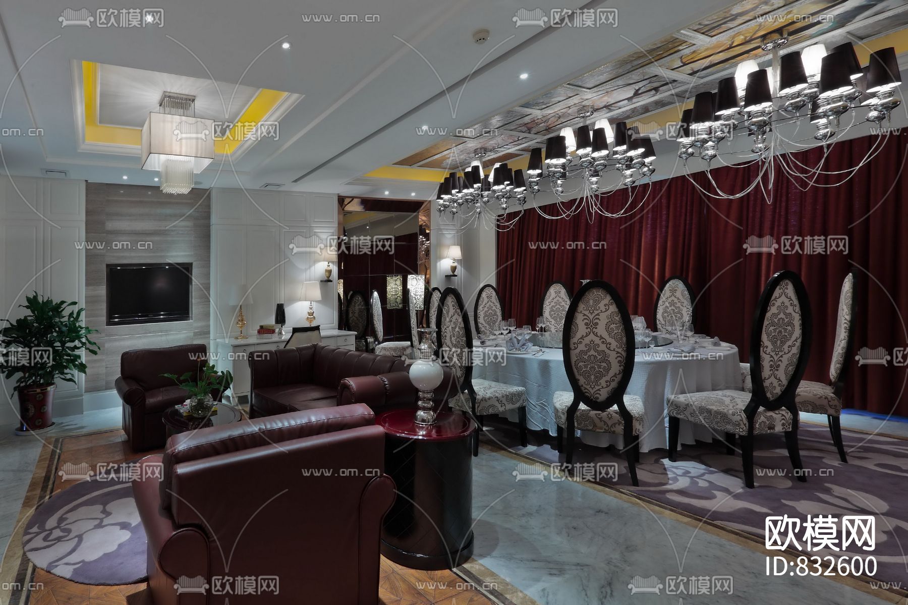 一品江南餐厅CAD施工图