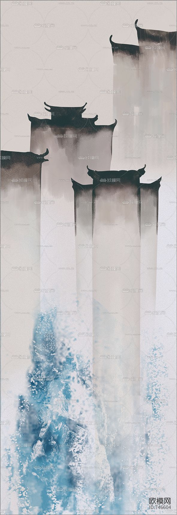 新中式水墨装饰画
