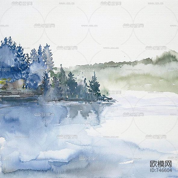 新中式水墨装饰画