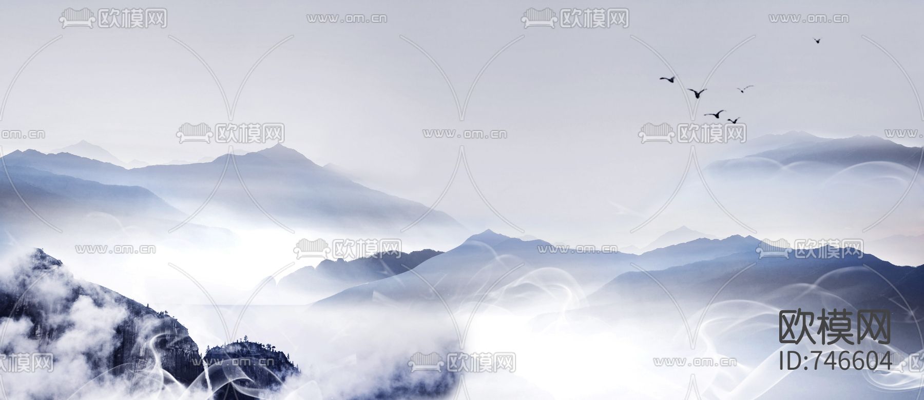 新中式水墨装饰画