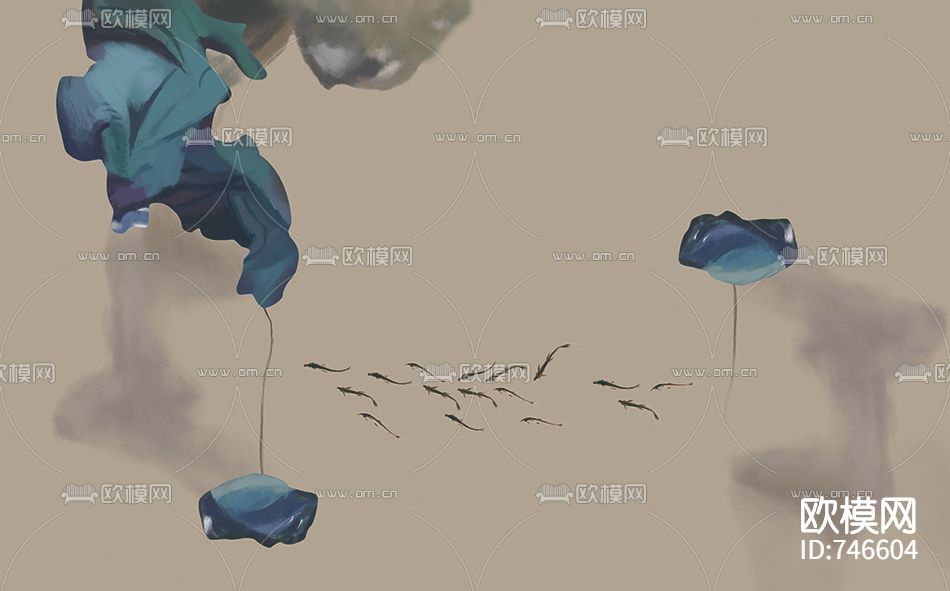 新中式水墨装饰画