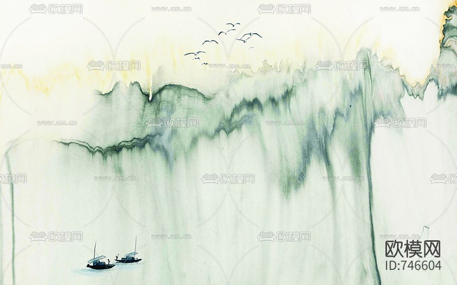 新中式水墨装饰画