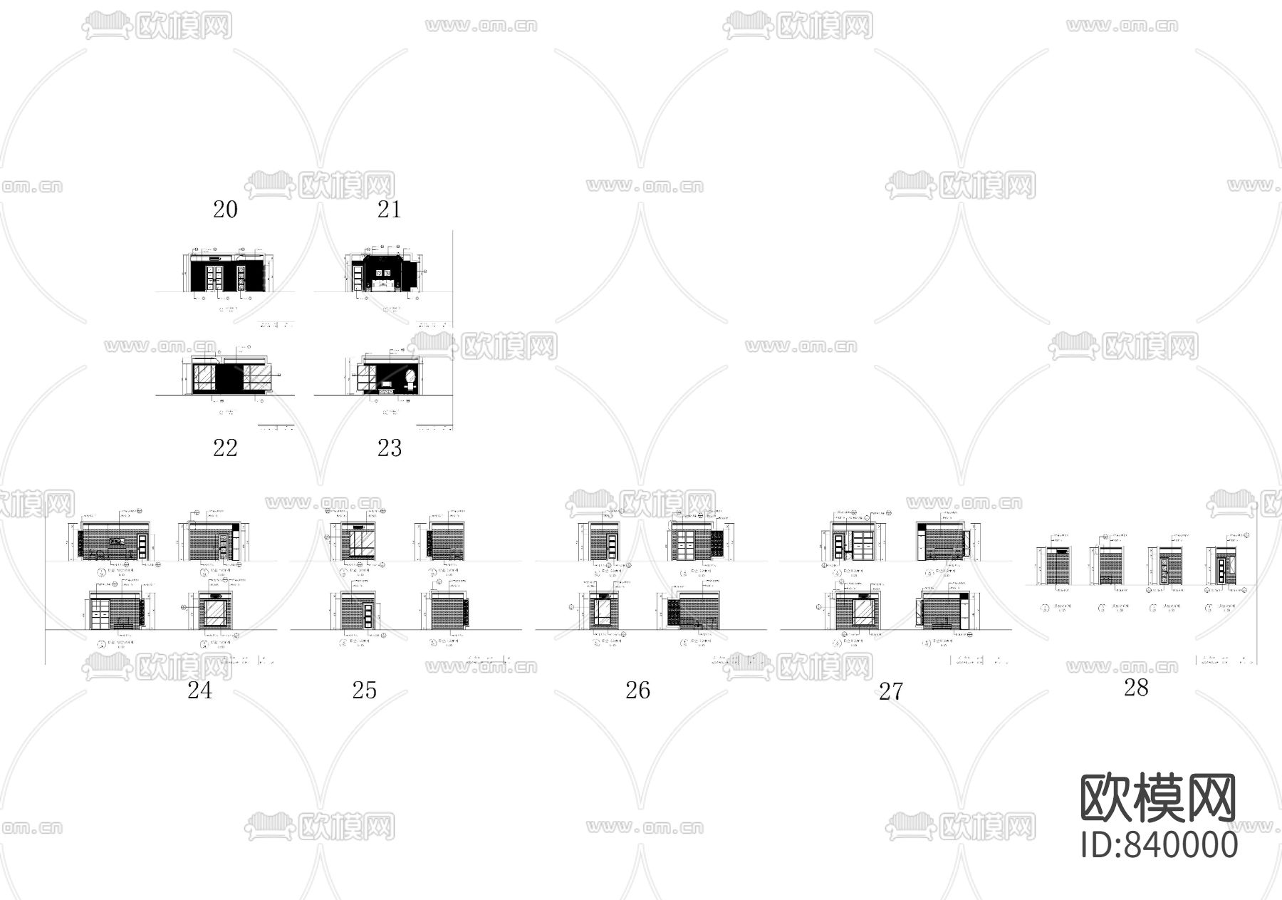 邱德光明珠花园9栋B02复式施工图下载（渲染图3）